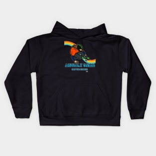 surf the streets-skate Kids Hoodie